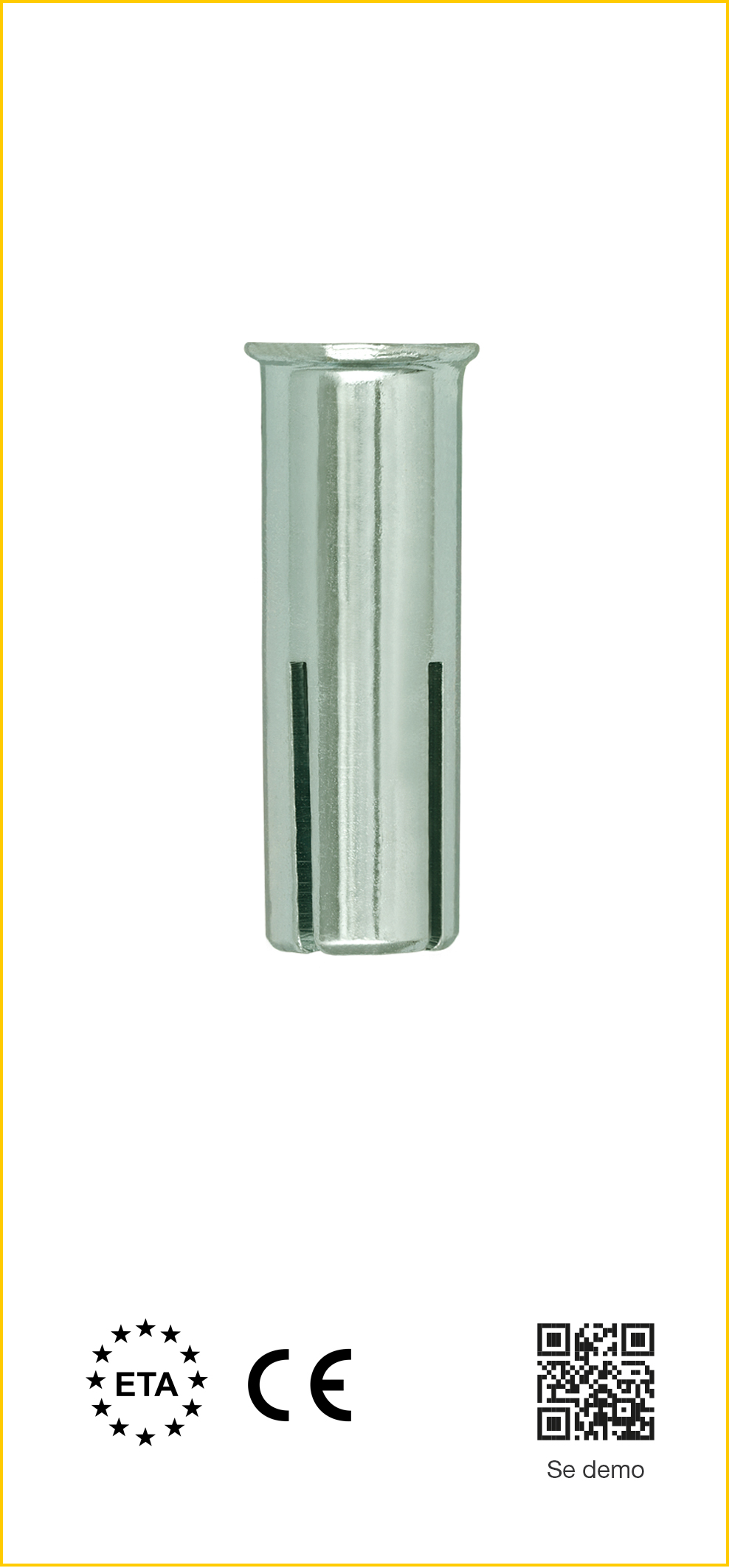 SLAGANKER MED KRAGE RAWLPLUG R-DCL ELFORSINKET